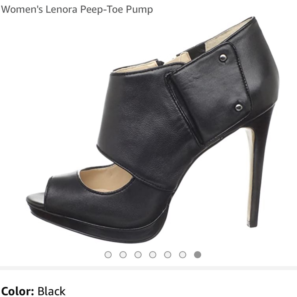 Calvin Klein Women's Lenora Peep-Toe Pump